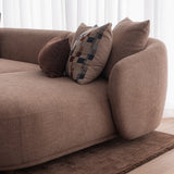 Rae 3 Seater with Chaise - Taupe