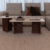 Dalton Marble Wood Coffee Table