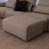 Lunare Ottoman - Autumn Tweed