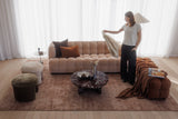 Circe Marble Coffee Table - Rosso