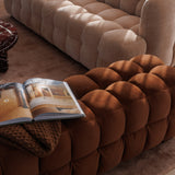 Monroe Bench Seat - Mohe Rust
