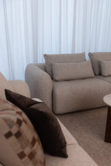 Lunare 3 Seater with Extendable Back Rests - Autumn Tweed