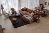 Valletta 3 Seater with Chaise - Mystique Biscoff