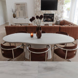 Iliad 2400 Dining Table - White