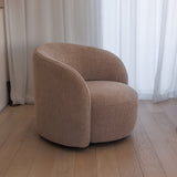 Rae Swivel Arm Chair - Taupe