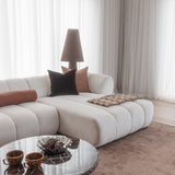 Savannah 3 Seater with Chaise - Vanilla