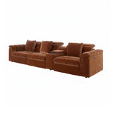 Lorde 3 Seater with 2 Power Recliners - Provence Cinnamon