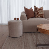 Sade 3 Seater with Chaise - Preston Cobblestone