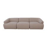 Sade Single Seat Armless - Preston Cobblestone
