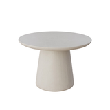 Iliad 600 Round Coffee Table - White