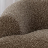 Sade Swivel Arm Chair - Capri Raisin