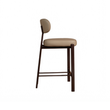 Coco Counter Stool - Dune with Espresso Legs