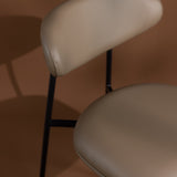 Viola Counter Stool - Dune with Ebony Legs