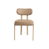 Coco Dining Chair - Caramel with Oak Finish Legs