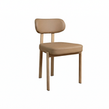 Coco Dining Chair - Caramel with Oak Finish Legs