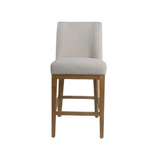 Devon Counter Stool - Ecru with Smoked Ash Legs