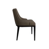 Ashford Dining Chair - Saddle with Ebony Legs
