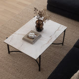 Langford Coffee Table - White & Black
