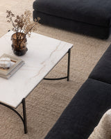 Langford Coffee Table - White & Black