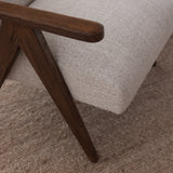 Windsor Armchair - Pebble with Sable Legs
