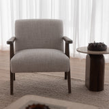 Windsor Armchair - Pebble with Sable Legs