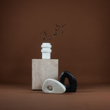 Eros Marble Vase - White Grey