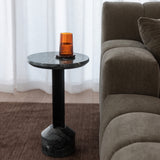 Alden Side Table - Green & Black