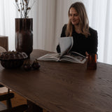 Elliston 2200 Dining Table - Sable