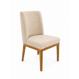 Devon Dining Chair - Ecru with Smoked Ash Legs