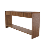 Carver Console - Honey Oak