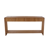 Carver Console - Honey Oak