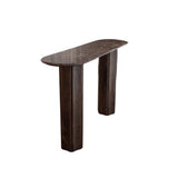 Luna Marble Wood Console