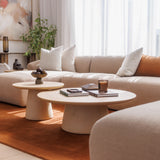 Iliad 600 Round Coffee Table - Sand