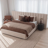 Linea Bed - Ecru