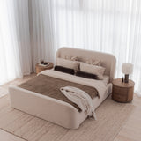 Lumiere Bed - Ecru