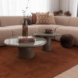 Forma 910 Coffee Table - Gloss Burnt Olive