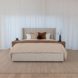 Allure Bed with Drawers - Natural