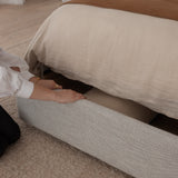 Allure Bed with Drawers - Natural