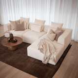 Verona 3 Seater with Reversible Chaise - Cloud Optical