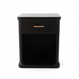 Aira 1 Drawer Bedside - Ebony