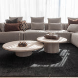 Alto 1000 Coffee Table - White Travertine
