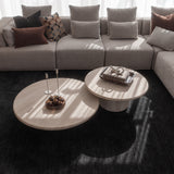 Alto 800 Coffee Table - White Travertine