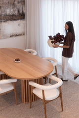 Donovan 2300 Oval Dining Table