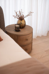 Lorna Bedside - Walnut