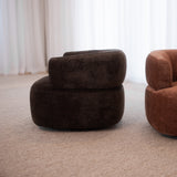 Paloma Swivel Arm Chair - Tilly Chestnut
