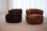 Paloma Swivel Arm Chair - Tilly Chestnut