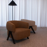 Mara Arm Chair - Hazelnut