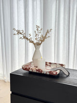 Architect Footed Letter Tray - Brown Calacatta