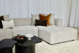 Laurent 3 Seater with Reversible Chaise - Cuddle Cobblestone
