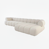 Savannah 3 Seater with Chaise - Vanilla